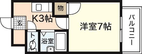 ハーモニー33の間取り画像