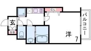 Luxe芦屋南の間取り画像