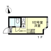 ユナイト和田町スワロフスキーの間取り画像