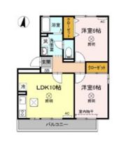 ラフィネ高柳の間取り画像