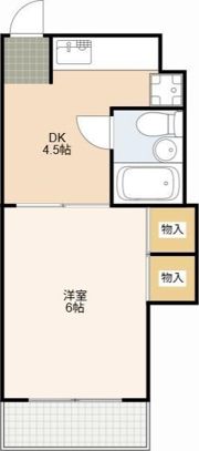竹内マンションの間取り画像