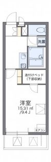 レオパレスアイ ステイつくばの間取り画像