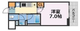 クレストコート靭公園THE CLASSの間取り画像