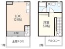 SATONOWA TERRACE 東棟の間取り画像