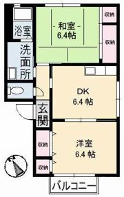 エーデルハオス B棟の間取り画像