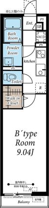 CHEZREVEの間取り画像