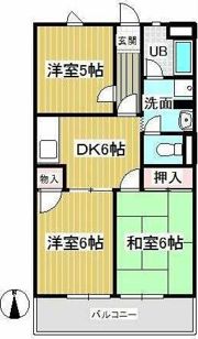 北町ハイツ2の間取り画像