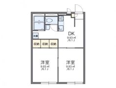 レオパレスZIOUN TRESの間取り画像