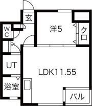 QULIO BLUEの間取り画像