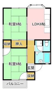 コーポ後藤Ⅱの間取り画像