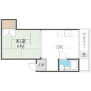 ハイム蘭の間取り画像