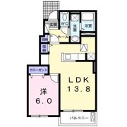 ミルト ヴィレッジ Ⅰの間取り画像