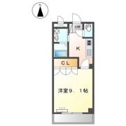 グランディールUの間取り画像