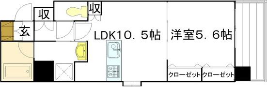 ウェスティン鉄砲町の間取り画像