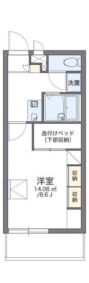 レオパレスFriendsⅡの間取り画像