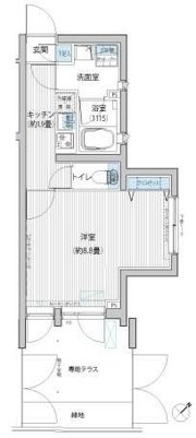 グランジュテ巣鴨の間取り画像