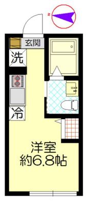 サンテラス山手Ⅱの間取り画像