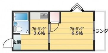 サムソン都町の間取り画像