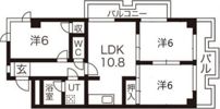 ハイツ山科の間取り画像