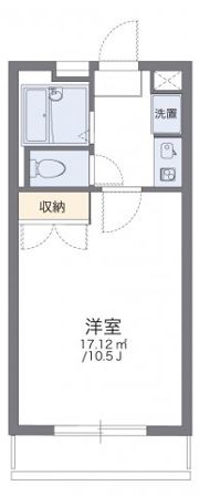 レオパレスIZUMIの間取り画像