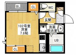 GRANDTIC 東雲本町Ⅰの間取り画像