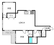 ホームガーデンひたちの間取り画像