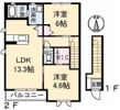 ブランシェ川内 Ⅰ番館の間取り画像