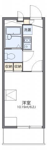 レオパレスウィンドワードの間取り画像