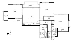 パスト泉野の間取り画像
