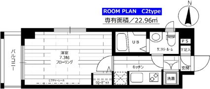 ステージファースト多摩川アジールコートの間取り画像