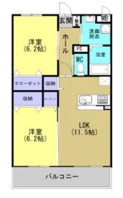 コンフォート菊池の間取り画像