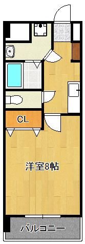 MDIアクトスペリタ折尾駅前の間取り画像