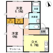 ヴィラ・フルールの間取り画像