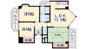 ル・パレ須磨の間取り画像