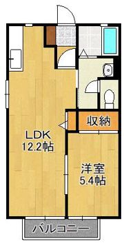 ベルセゾンの間取り画像