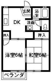 星野ハイツの間取り画像