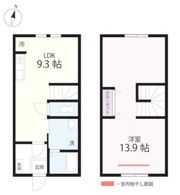 ハーミットクラブハウスmix屏風浦（仮）の間取り画像