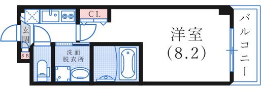 D-Square深江本町の間取り画像