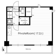 ユニバーサルマンションの間取り画像