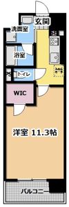 レジディア城北公園通の間取り画像