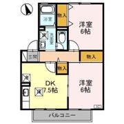グランドール渡辺 Aの間取り画像
