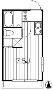 フェリシダット菊川の間取り画像