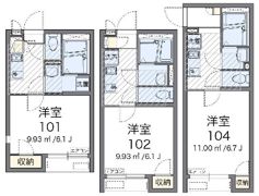 レオネクストヴィラ間坂の間取り画像