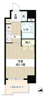 フォレスタ御苑前の間取り画像