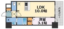 Alivisドーム前（旧：ミラージュパレス大阪ドームProsper）の間取り画像
