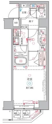 クレヴィスタ梅島の間取り画像
