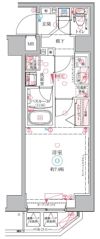 クレヴィスタ梅島の間取り画像