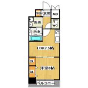 ジューム南船場の間取り画像