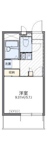 レオパレスラポールⅠの間取り画像