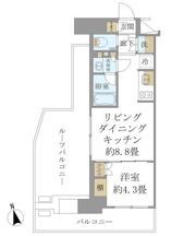 パレステージ新高島平の間取り画像